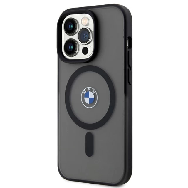 Чохол BMW для iPhone 14 Pro Max Signature MagSafe Black with MagSafe (BMHMP14XDSLK)