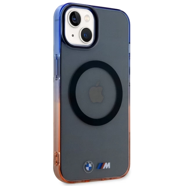 Чехол BMW Gradient Bumper для iPhone 14 Plus Grey with MagSafe (BMHMP14MHTGE)