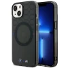 Чехол BMW Pattern для iPhone 14 Grey with MagSafe (BMHMP14SHGPK)