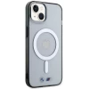 Чехол BMW Silver Ring для iPhone 14 Plus Transparent with MagSafe (BMHMP14MHCRS)