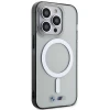 Чехол BMW Silver Ring для iPhone 14 Pro Transparent with MagSafe (BMHMP14LHCRS)