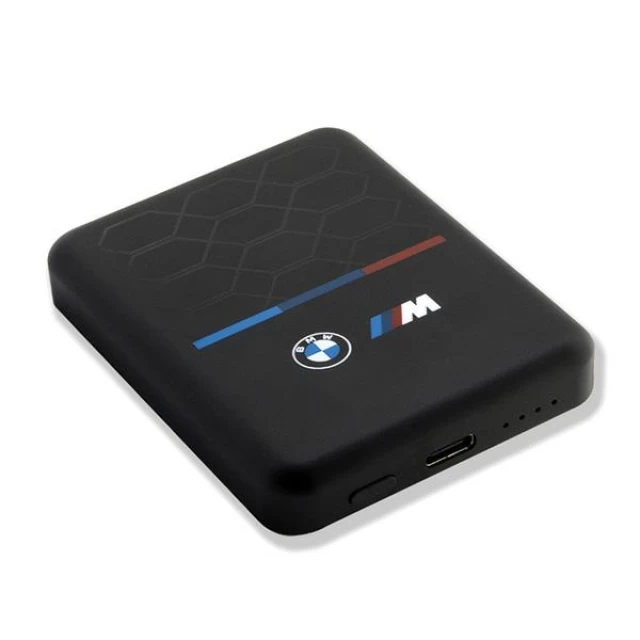 Портативное зарядное устройство BMW M Collection 5000mAh 15W Black with USB-C Cable with MagSafe (BMPBMS5K22PGVK)
