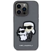 Чехол Karl Lagerfeld Saffiano Karl & Choupette для iPhone 14 Pro Max Silver (KLHCP14XSANKCPG)