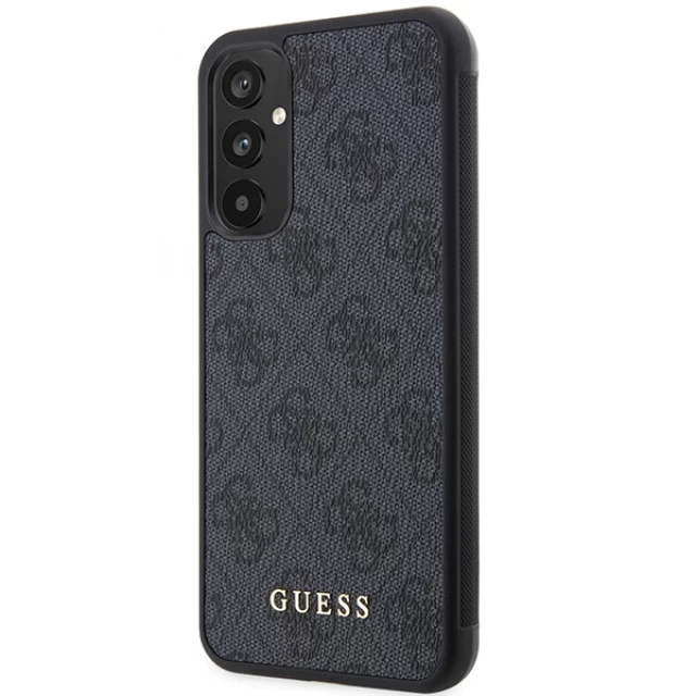 Чехол Guess 4G Metal Gold Logo для Samsung Galaxy A34 5G (A346) Grey (GUHCSA34G4GFGR)