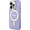 Чохол Guess Glitter Gold для iPhone 14 Pro Purple with MagSafe (GUHMP14LHCMCGU)