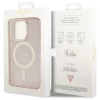 Чохол Guess Glitter Gold для iPhone 14 Pro Pink with MagSafe (GUHMP14LHCMCGP)