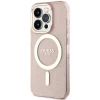 Чохол Guess Glitter Gold для iPhone 14 Pro Pink with MagSafe (GUHMP14LHCMCGP)