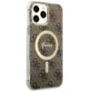 Чохол Guess 4G для iPhone 13 Pro Max Brown with MagSafe (GUHMP13XH4STW)
