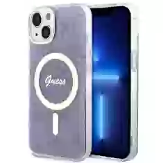 Чехол Guess 4G для iPhone 14 Plus Purple with MagSafe (GUHMP14MH4STU)