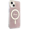 Чохол Guess 4G для iPhone 14 Plus Pink with MagSafe (GUHMP14MH4STP)