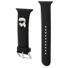 Ремешок Karl Lagerfeld 3D Rubber Karl Head для Apple Watch 49 | 45 | 44 | 42 mm Black (KLAWLSLKNK)