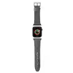 Ремінець Karl Lagerfeld Saffiano Monogram для Apple Watch 49 | 45 | 44 | 42 mm Silver (KLAWLSAKLHPG)