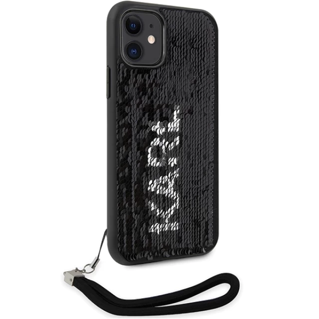 Чехол Karl Lagerfeld Sequins Cord для iPhone 11 | XR Silver (KLHCN61PSQRKS)