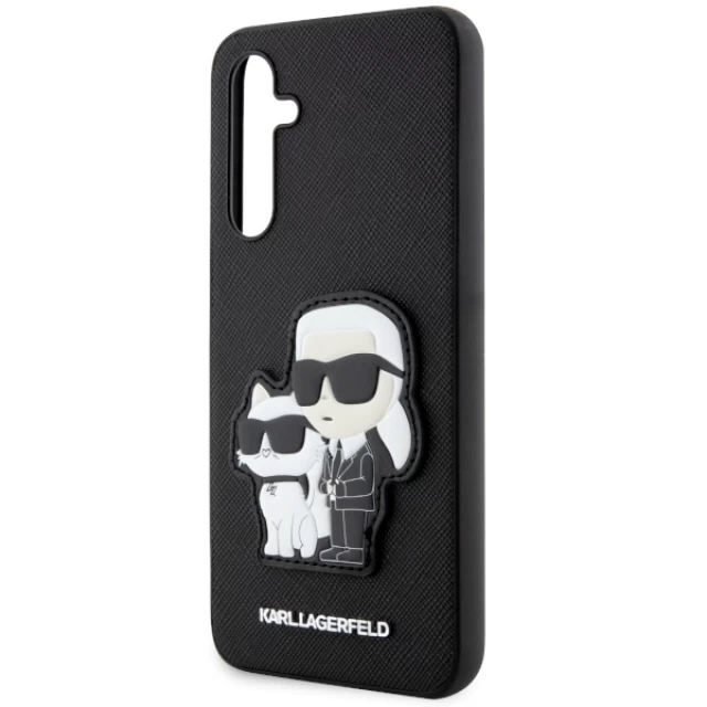 Чехол Karl Lagerfeld Saffiano Karl & Choupette для Samsung Galaxy A34 5G (A346) Black (KLHCA34SANKCPK)