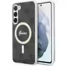 Чохол Guess 4G MagSafe для Samsung Galaxy S23 Plus (S916) Black with MagSafe (GUHMS23MH4STK)