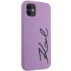 Чохол Karl Lagerfeld Silicone Signature для iPhone 11 | XR Purple (KLHCN61SKSVGU)
