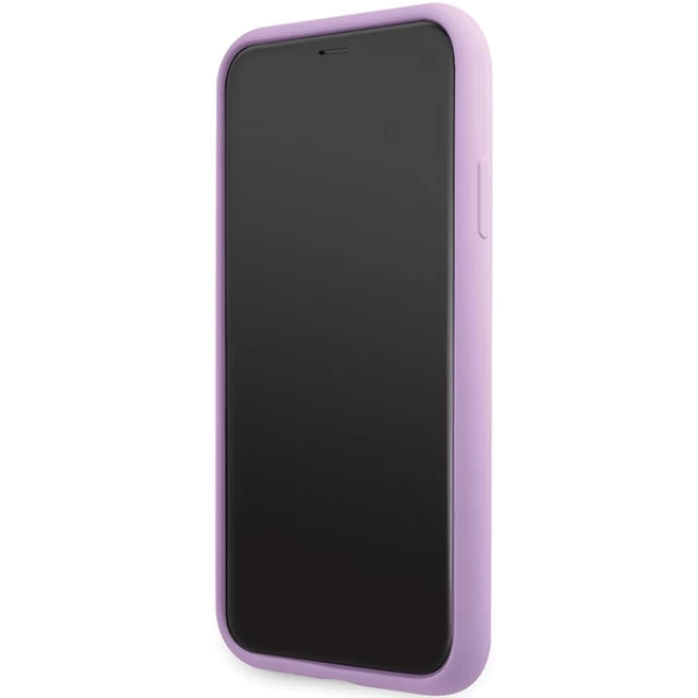 Чехол Karl Lagerfeld Silicone Signature для iPhone 11 | XR Purple (KLHCN61SKSVGU)