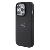 Чохол Mercedes Crossed Lines Pattern Leather для iPhone 15 Pro Max Black with MagSafe (MEHMP15X23RMMK)