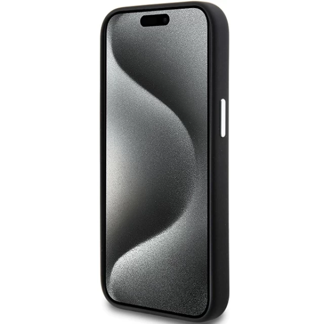 Чехол Mercedes Silicone Bicolor для iPhone 15 Black with MagSafe (MEHMP15S23SCMK)