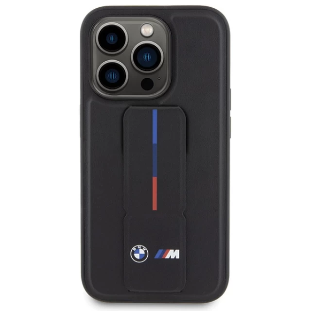 Чехол BMW Grip Hot Stamp для iPhone 15 Pro Black (BMHCP15L22GSLK)