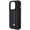 Чохол BMW Leather Stamp Blue Lines для iPhone 15 Pro Black (BMHCP15L22RVSK)