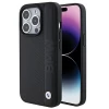 Чохол BMW Leather Textured & Stripe для iPhone 15 Pro Black (BMHCP15L22RDPK)