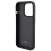 Чехол BMW Leather Textured & Stripe для iPhone 15 Pro Black (BMHCP15L22RDPK)