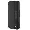 Чохол-книжка BMW Leather Textured & Stripe для iPhone 15 Pro Max Black (BMBKP15X22RDPK)