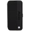 Чохол-книжка BMW Leather Textured & Stripe для iPhone 15 Pro Max Black (BMBKP15X22RDPK)