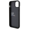 Чехол BMW Leather Stamp Tricolor для iPhone 15 Plus Black (BMHCP15M22PTDK)