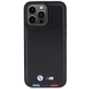 Чохол BMW Leather Stamp Tricolor для iPhone 15 Pro Max Black (BMHCP15X22PTDK)