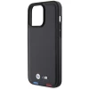 Чохол BMW Leather Stamp Tricolor для iPhone 15 Pro Max Black (BMHCP15X22PTDK)