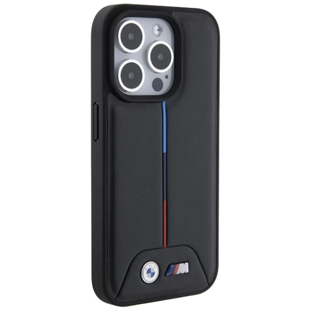 Чохол BMW Quilted Tricolor для iPhone 15 Pro Max Black (BMHCP15X22PVTK)