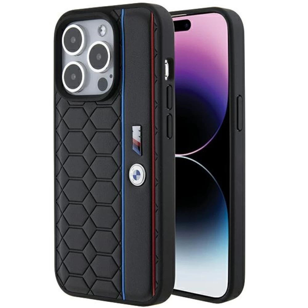 Чехол BMW M Edition Hexo Pattern для iPhone 15 Pro Max Black  (BMHCP15X22PGVK) - купить по цене 0 ₴ в Киеве / Украине. Оригинальный товар  с гарантией качества.