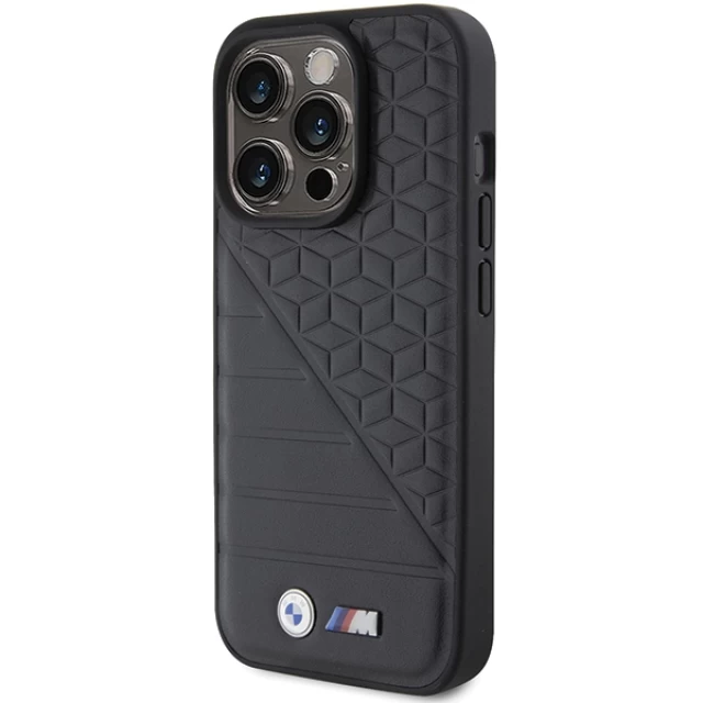 Чохол BMW Bi Pattern для iPhone 15 Pro Black (BMHCP15L22PMGK)