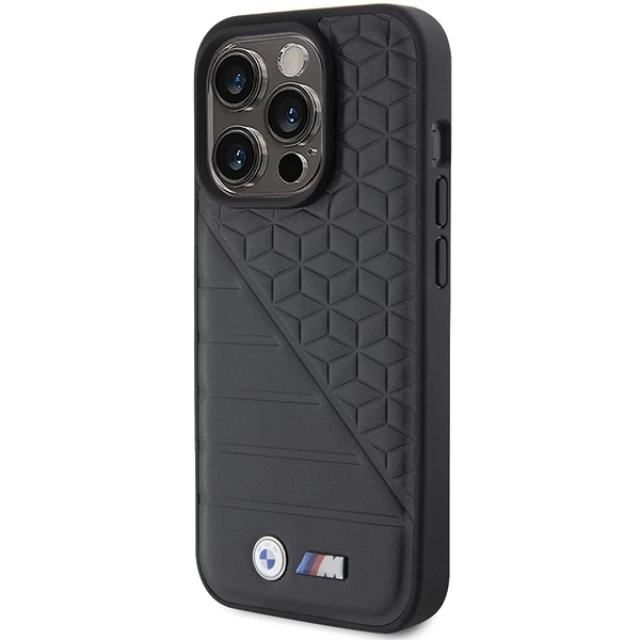 Чехол BMW Bi Pattern для iPhone 15 Pro Max Black (BMHCP15X22PMGK)