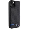 Чехол BMW Leather Carbon для iPhone 15 Plus Black (BMHCP15M22NBCK)