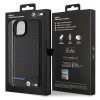 Чохол BMW Leather Carbon для iPhone 15 Plus Black (BMHCP15M22NBCK)