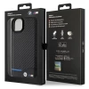 Чехол BMW Leather Carbon для iPhone 15 Plus Black (BMHCP15M22NBCK)