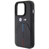 Чохол BMW Stamped Tricolor Stripe для iPhone 15 Pro Black (BMHCP15L22NSTB)
