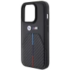 Чохол BMW Stamped Tricolor Stripe для iPhone 15 Pro Max Black (BMHCP15X22NSTB)