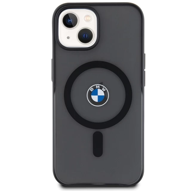 Чохол BMW IML Signature для iPhone 15 Black with MagSafe(BMHMP15SDSLK)