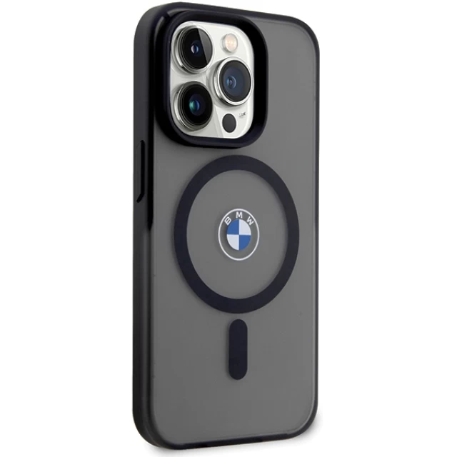 Чохол BMW IML Signature для iPhone 15 Pro Max Black with MagSafe (BMHMP15LDSLK)