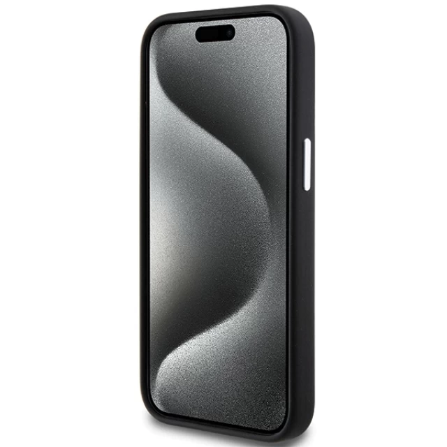 Чохол BMW Signature Liquid Silicone для iPhone 15 Plus Black with MagSafe (BMHMP15MSILBK2)