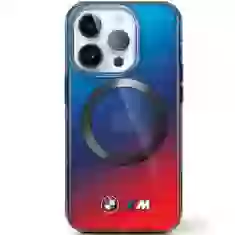 Чохол BMW M Gradient для iPhone 15 Red Blue with MagSafe (BMHMP15SHTTG)