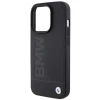Чехол BMW Leather Hot Stamp для iPhone 15 Pro Max Black with MagSafe (BMHMP15XSLLBK)