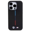 Чехол BMW Quilted Tricolor для iPhone 15 Pro Black with MagSafe (BMHMP15L22PVTK)