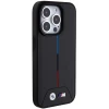 Чехол BMW Quilted Tricolor для iPhone 15 Pro Black with MagSafe (BMHMP15L22PVTK)