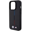 Чехол BMW Quilted Tricolor для iPhone 15 Pro Black with MagSafe (BMHMP15L22PVTK)