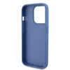 Чохол Guess Leather 4G Triangle Strass для iPhone 15 Pro Blue (GUHCP15LP4TDPB)